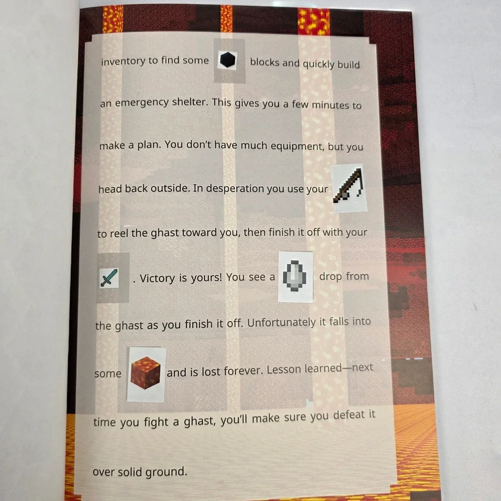 Minecraft Official Nether and The End Sticker Book for Kids - Minor use‎
